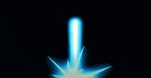 a light beam is coming out of a triangle in the dark