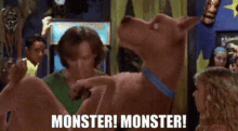 Scooby Doo Monster Monster GIF - Scooby Doo Monster Monster Scared GIFs