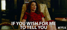 if you wish for me to tell you michelle gomez mary wardell chilling adventures of sabrina do you want me to tell you