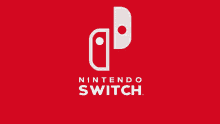 a red background with the nintendo switch logo