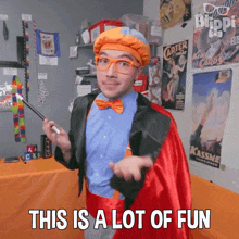 This Is A Lot Of Fun Blippi GIF - This Is A Lot Of Fun Blippi Blippi Wonders - Educational Cartoons For Kids GIFs