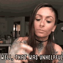 Tv Personality Angel Rose GIF - Tv Personality Angel Rose That Was Unhelpful GIFs