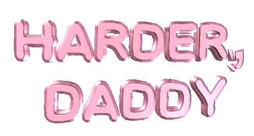 Harder Daddy Harder Sticker - Harder Daddy Harder Brat Stickers