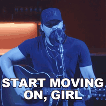 Start Moving On Girl Josh Ross GIF - Start Moving On Girl Josh Ross On A Different Night Song GIFs