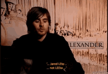 Jared Leto Alexander GIF - Jared Leto Alexander Name GIFs