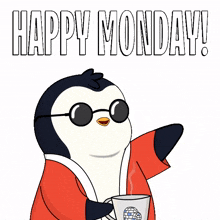 day monday week penguin pudgy