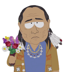 flowers for you bill yellow hawk south park season21ep03holiday special this is for you