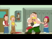 The Proper Way To Deal With A Bully GIF - Family Guy Bully Peter Griffin GIFs