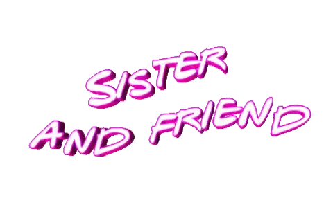 Sister Pink Sticker - Sister Pink Sister And Friend Stickers