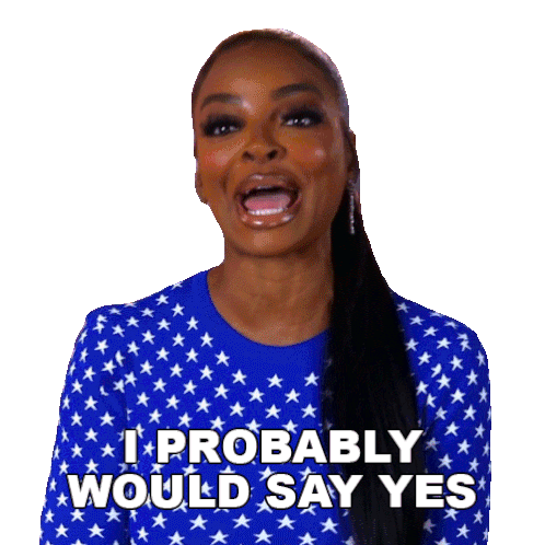 I Probably Would Say Yes Brooke Bailey Sticker - I Probably Would Say Yes Brooke Bailey Basketball Wives Los Angeles Stickers