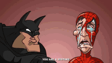 Batman Spiderman GIF - Batman Spiderman Mistake GIFs