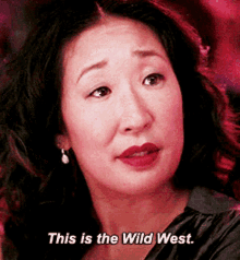 greys anatomy cristina yang this is the wild west wild west sandra oh