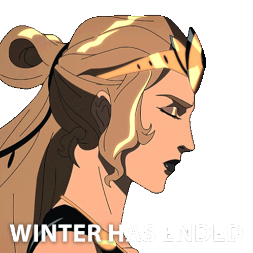 Winter Has Ended Persephone Sticker - Winter Has Ended Persephone Blood Of Zeus Stickers