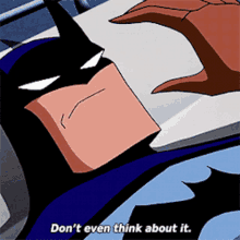 Justice League Batman GIF - Justice League Batman Dont Even Think About It GIFs