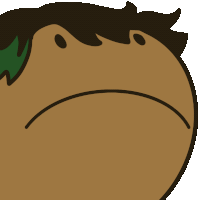 a close up of a cartoon face with a huge mouth