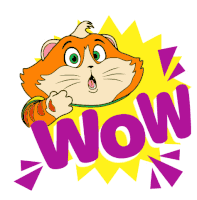 Wow 44cats Sticker - Wow 44cats Omg Stickers