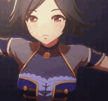 a close up of a anime girl with a bandage on her face