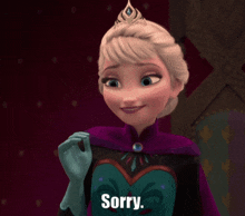 Elsa Frozen 1 GIF - Elsa Frozen 1 Sorry GIFs