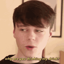 Why Are You Drinking My Drink GIF - Why Are You Drinking My Drink GIFs