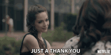 Just A Thank You Caitlin Carver GIF - Just A Thank You Caitlin Carver Muffy Tuttle GIFs