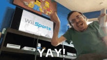 Yay Ricky Berwick GIF - Yay Ricky Berwick Wii Sports GIFs