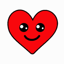heart crazy cute in love smiling happy red