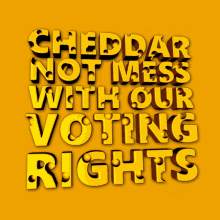 Vrl Cheddar Not Mess With Our Voting Rights GIF - Vrl Cheddar Not Mess With Our Voting Rights Cheddar GIFs