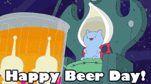 beer national beer day catbug bigglassn happy beer day