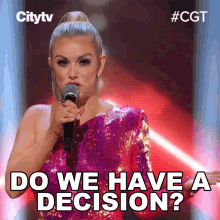 Do We Have A Decision Lindsay Ell GIF - Do We Have A Decision Lindsay Ell Canadas Got Talent GIFs