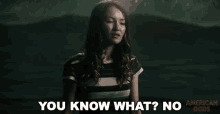 You Know What No Emily Browning GIF - You Know What No Emily Browning Laura Moon GIFs
