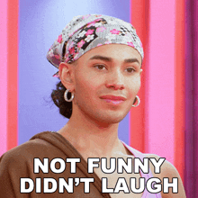 Not Funny Didn'T Laugh Jorgeous GIF