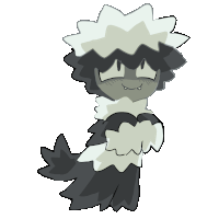 a black and white drawing of a sheep with a hat