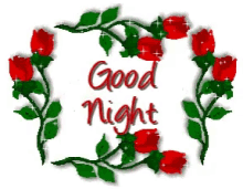 Good Night Roses GIF - Good Night Roses Sparkle GIFs