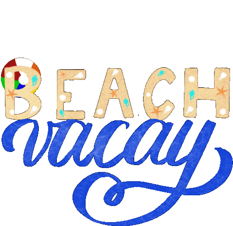 Beach Vacay Beach Sticker