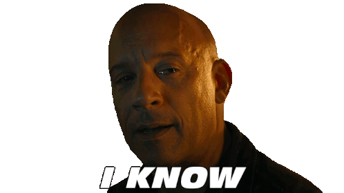 I Know Dominic Toretto Sticker - I Know Dominic Toretto Vin Diesel Stickers