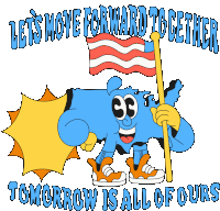 Lets Move Forward Together Forward Sticker - Lets Move Forward Together Forward Forward Together Stickers