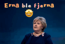 Erna Ble Fjerna GIF - Erna Ble Fjerna GIFs