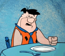 Fred Flintstone Pounding Table GIF - Fred Flintstone Pounding Table Frustrated GIFs
