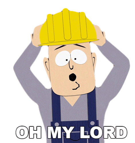 Oh My Lord Foreman Sticker - Oh My Lord Foreman South Park Stickers