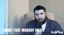 maggot meat