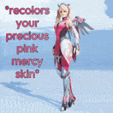 Pink Mercy GIF