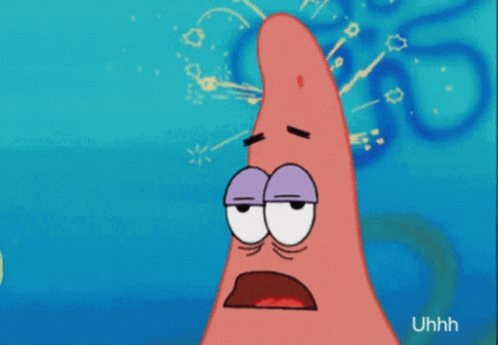 Uhh Patrick Star GIF - Uhh Patrick Star Brain Malfunction - Discover & Share GIFs