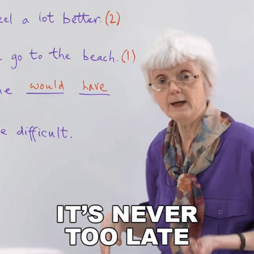 Its Never Too Late Gill GIF