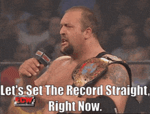 Big Show Lets Set The Record Straight Right Now GIF