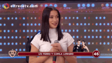 Emocionada Camila Lonigro GIF - Emocionada Camila Lonigro Showmatch La Academia GIFs