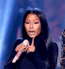 Nicki Minaj Singing GIF - Nicki Minaj Singing Rapping GIFs