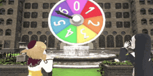 a colorful wheel with the numbers 0 1 2 3 4 5 6 and 7 on it