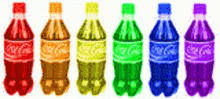 Rainbow Coca Cola GIF - Rainbow Coca Cola Soda GIFs