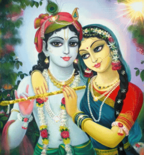 Radha Krishna GIF - Radha Krishna - Discover & Share GIFs