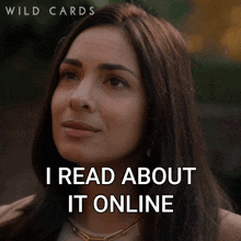 I Read About It Online Wild Cards GIF - I Read About It Online Wild Cards I Found It Online GIFs
